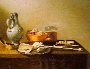 Pieter Claesz Pipes and Brazier oil painting reproduction